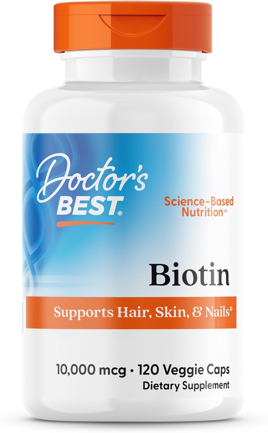 Doctor's Best Biotin 5000 mcg Supplement - 120 Veg Caps - görsel 7