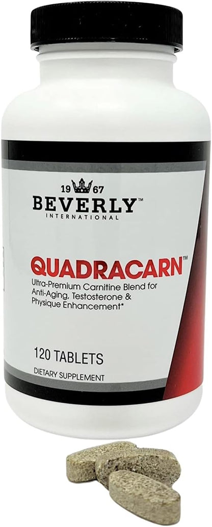 Beverly International Quadracarn 4X-Potency Carnitine Blend – 120 Tablets