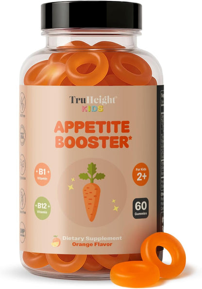TruHeight Children’s Appetite Booster Gummies (Orange, Ages 2+)