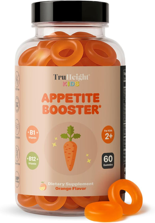 TruHeight Children’s Appetite Booster Gummies (Orange, Ages 2+)