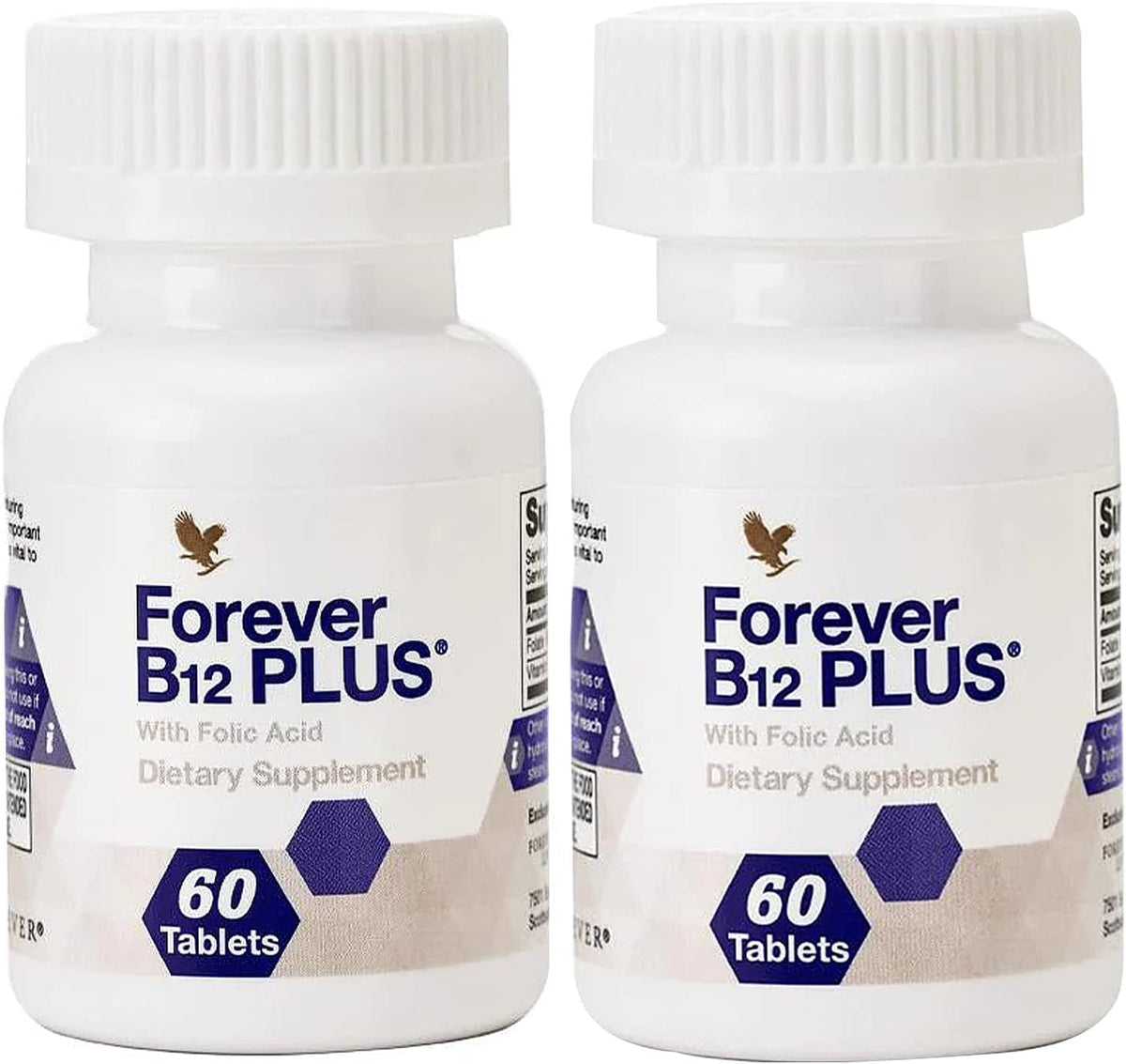 Forever Living B12 Plus - Essential B Vitamins for Energy, Immune Support and Red Blood Cell Health - 60 Tablets - görsel 1