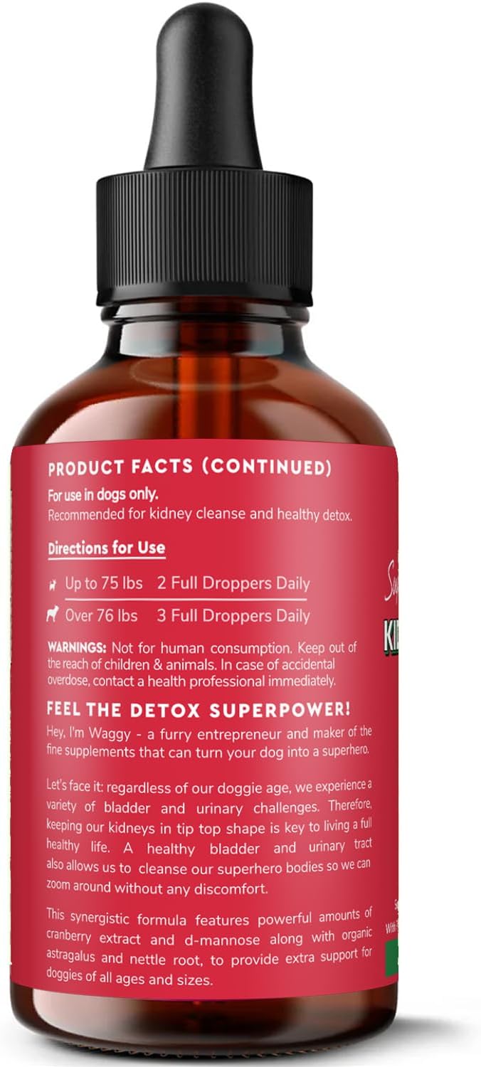 Wonder Paws Premium Kidney Support for Dogs – Cranberry Supplement – Liquid 60ml - görsel 8