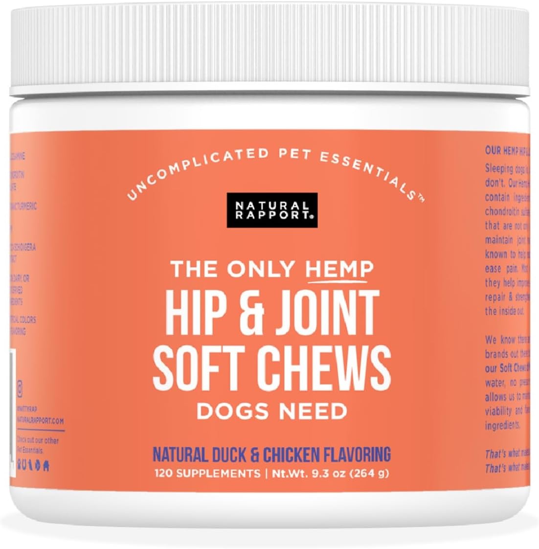 Natural Rapport Dog Bladder Support Chews with Cranberry and D-Mannose, 120 Count - görsel 9