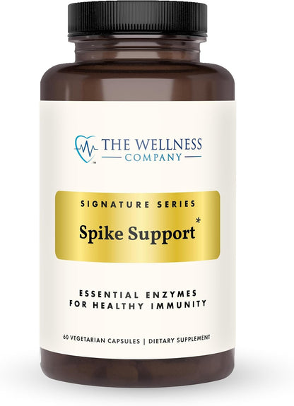 The Wellness Company Spike Support – Nattokinase, Dandelion Root & Black Sativa | 60ct (1 Month Supply)