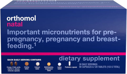 Orthomol Natal Antenatal Supplement - 30 Daily Packs (Tablets & Capsules)