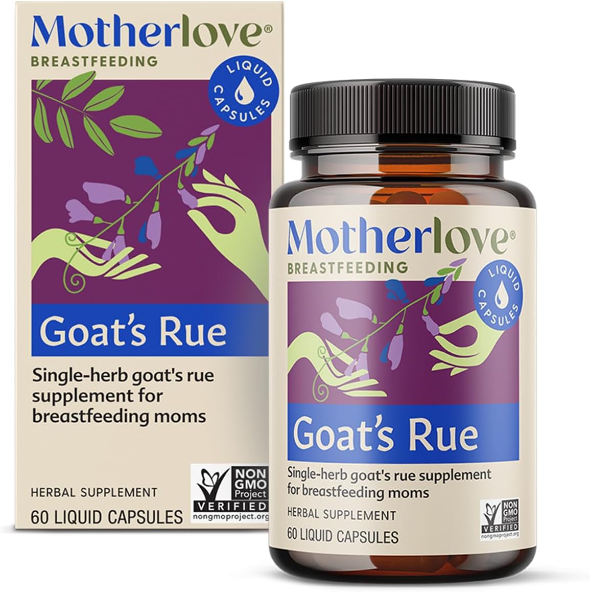 Motherlove Goat's Rue Liquid Capsules – Lactation Support - görsel 1