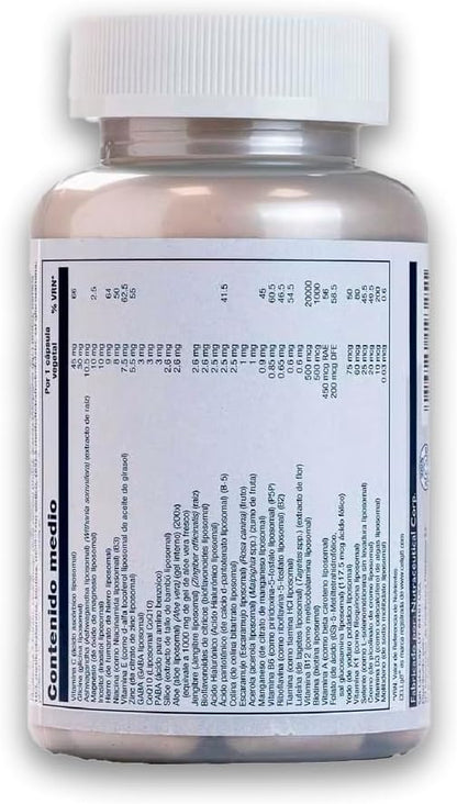 SOLARAY Liposomal Multivitamin for Women – Enhanced Absorption, High Potency with Iron, 120 VegCaps