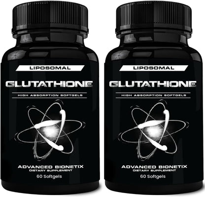 Advanced Bionetix 850mg Liposomal Glutathione Supplement – 60 Softgels