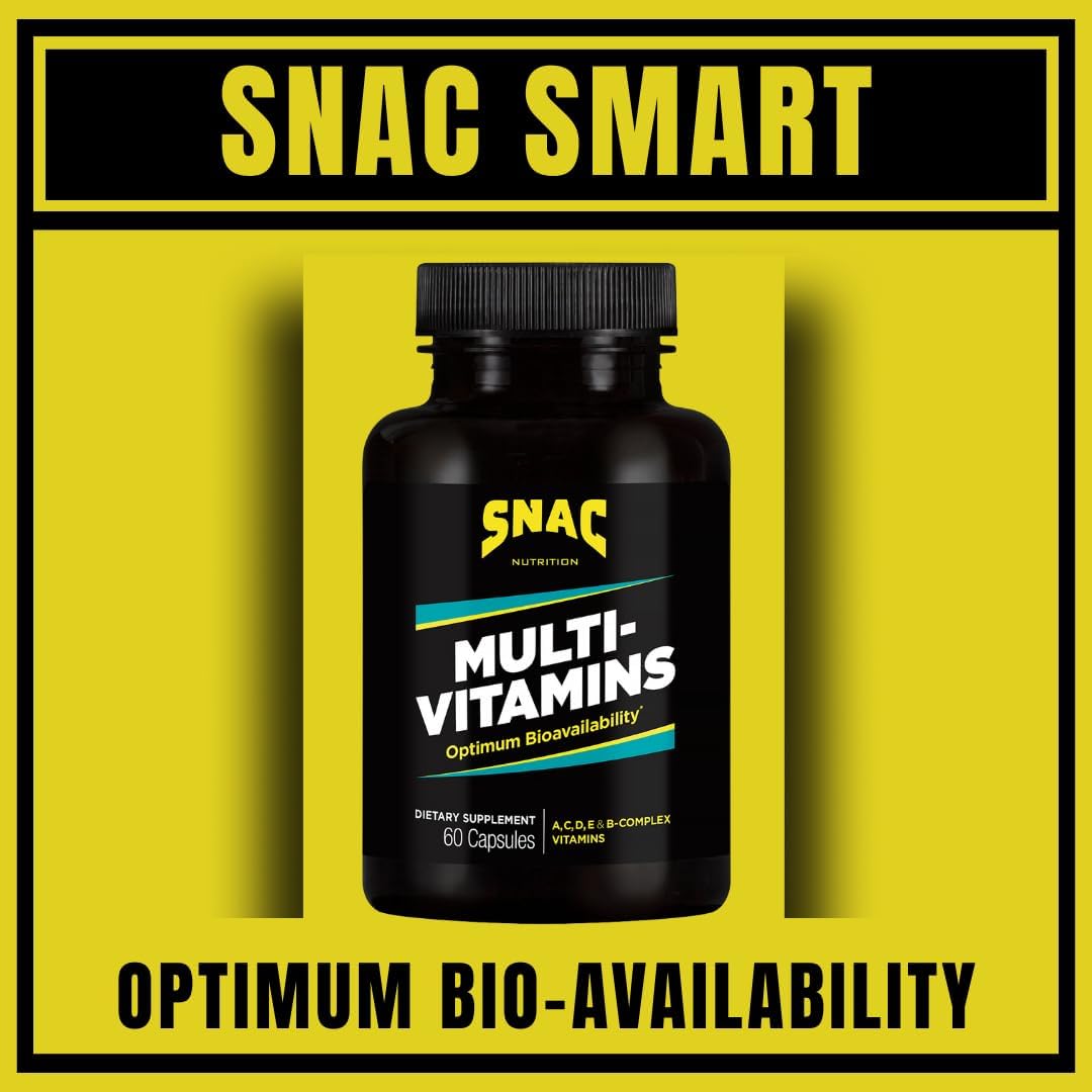 SNAC Multi-Vitamins Daily Supplement with Optimum Bioavailability, 60 Capsules - görsel 3