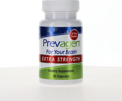 Prevagen Extra Strength - 30 Capsules (2-Pack) – Formulated for Brain Support with 20mg of Apoaequorin Plus Vitamin D3 and 7-Day Pill Minder