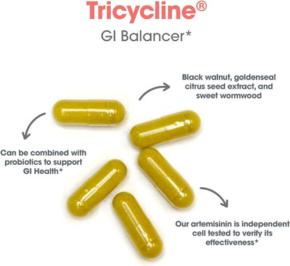 Nutricology TriBiotics - Berberine, Artemisinin & Botanical Blend, 90 Capsules