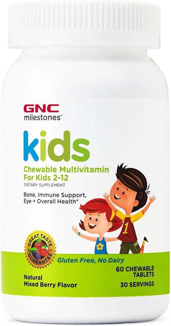 GNC Milestones Children’s Chewable Multivitamin – 60 Chewable Tablets - görsel 1