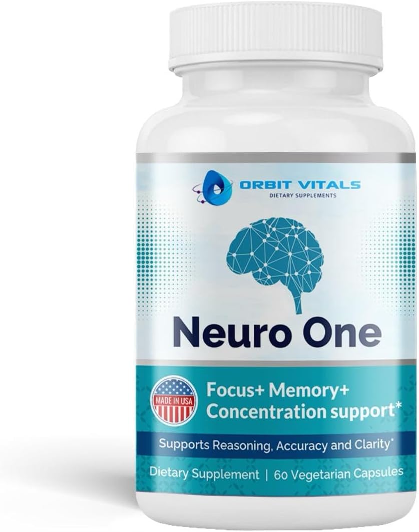 Neuro Brain Support Supplements for Memory - Cognitive Support Supplement - Boost Focus, Mood, Clarity, Concentration & Mental Speed - Brain Supplement for Adults - 60 Capsules - görsel 1