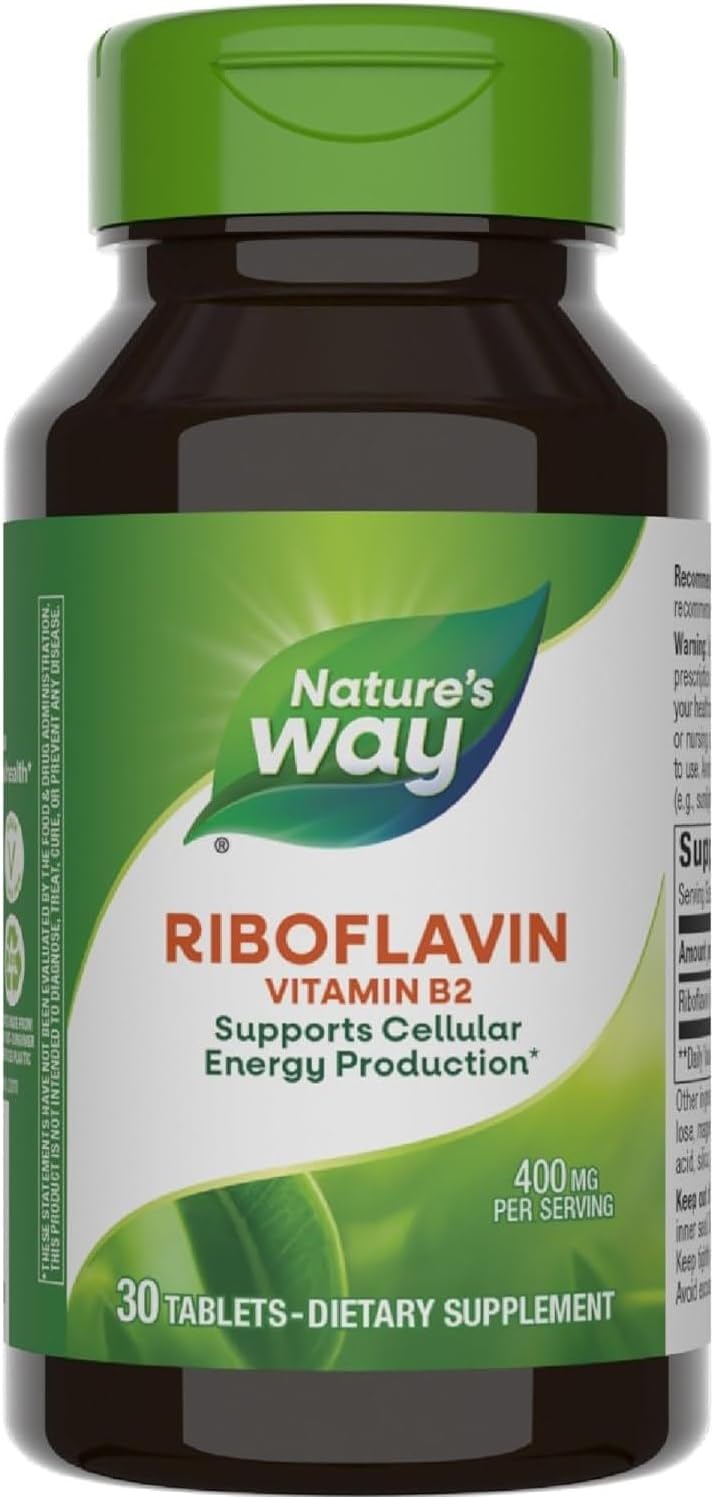 Nature's Way Riboflavin (Vitamin B2) 400 mg, 3-Pack - görsel 1