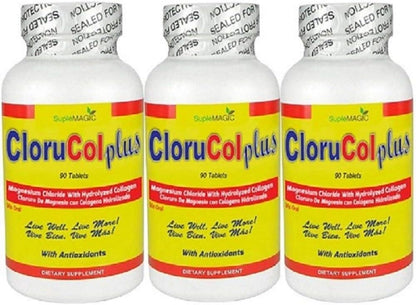 Suplemagic Magnesium Chloride and Hydrolysed Collagen Supplement