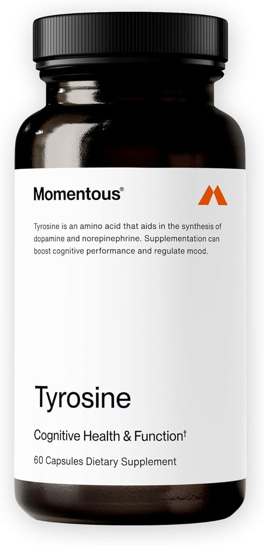 Momentous L-Tyrosine Capsules - NSF Certified for Sport (60 Capsules)