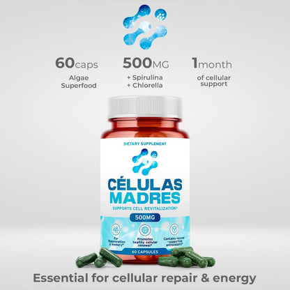 Aura Vitamins Stem Cell Supplement 500mg – 180 Capsules