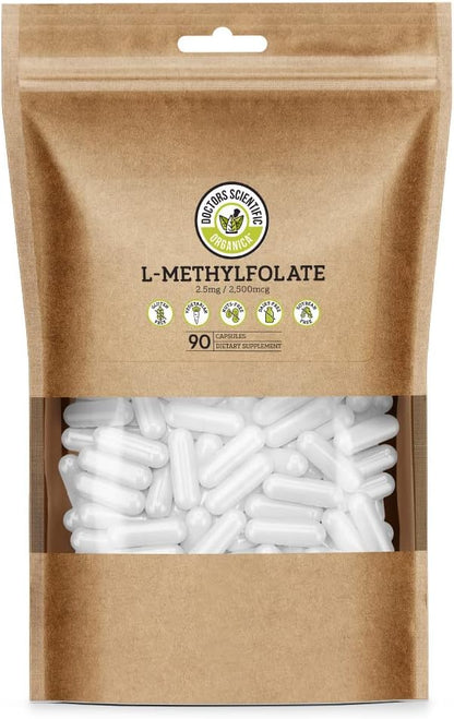 DSO L Methylfolate 5mg – 90 Vegan Capsules (Active 5-MTHF)