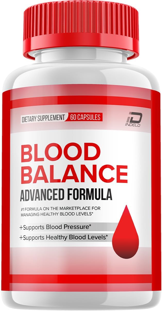 Blood Balance Capsules, BloodBalance Advanced Supplement, All Natural Formula to Maintain Healthy Levels, Maximum Strength Daily Formula, Blood Balance Reviews (1 Pack - 60 Capsules) - görsel 1