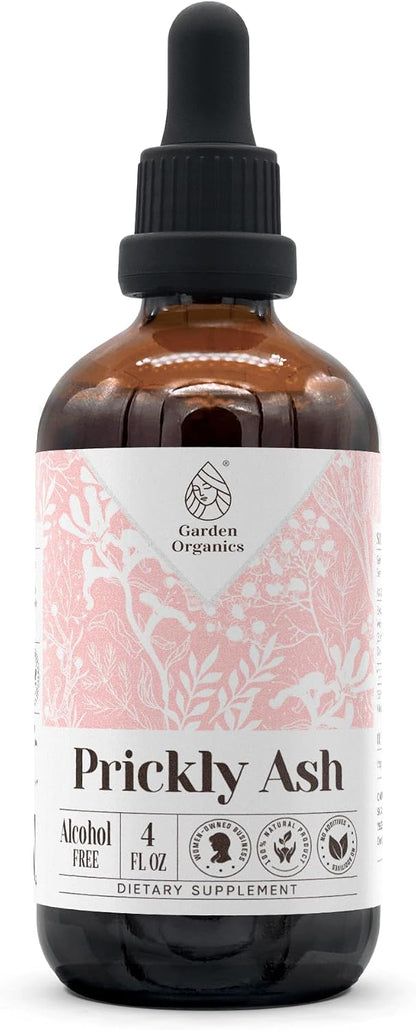 Prickly Ash Alcohol-Free Natural Tincture Extract, Traditional Immune Support, Liquid Drops (60 ml)