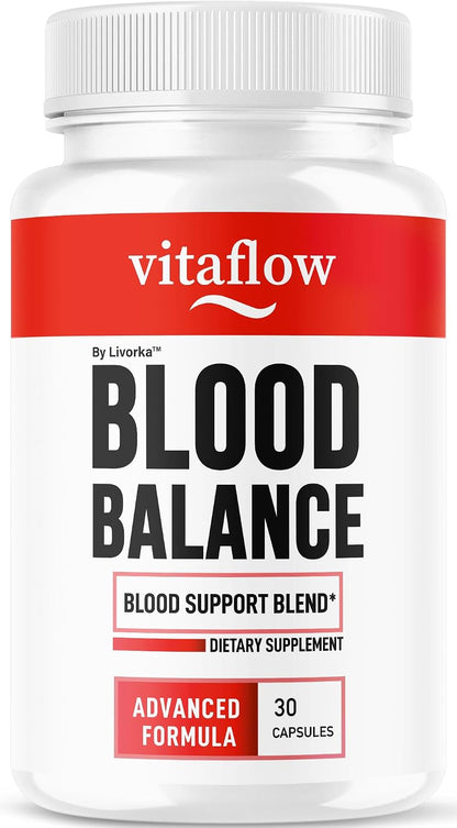 VitaFlow Capsules – Balance Support Supplement, All-Natural Premium Formula, 30 Capsules