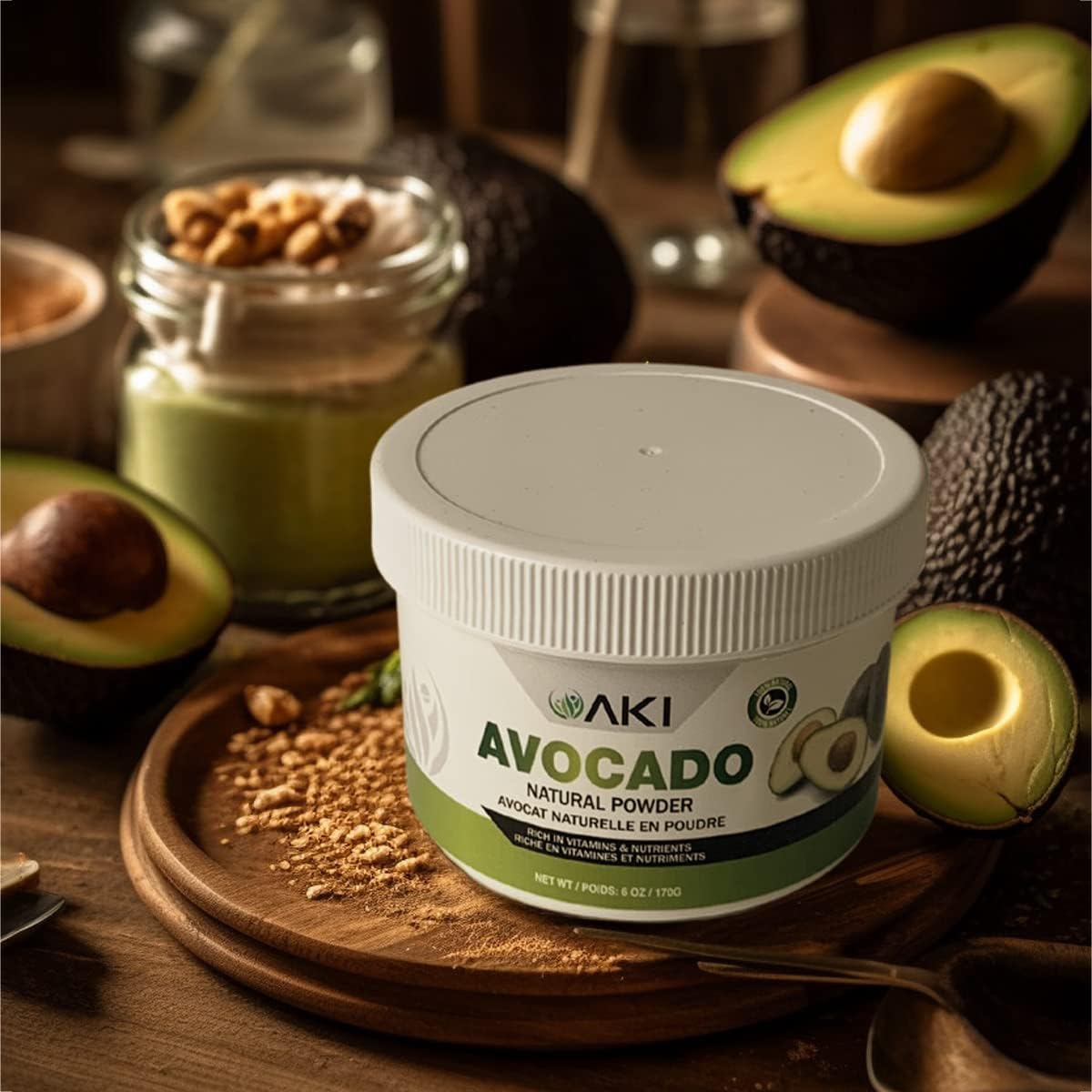 AKI Avocado Superfood Powder (170g) – Nutrient‑Rich, Vegan & Non‑GMO - görsel 7