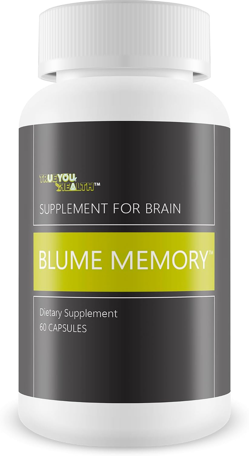 Blume Memory Supplement for Brain - Our Best Memory Improvement Supplement - Our Best Brain Focus and Memory Supplements for Women & Men - Memory Vitamins for Seniors - Memory Vitamins for Men & Women - görsel 1