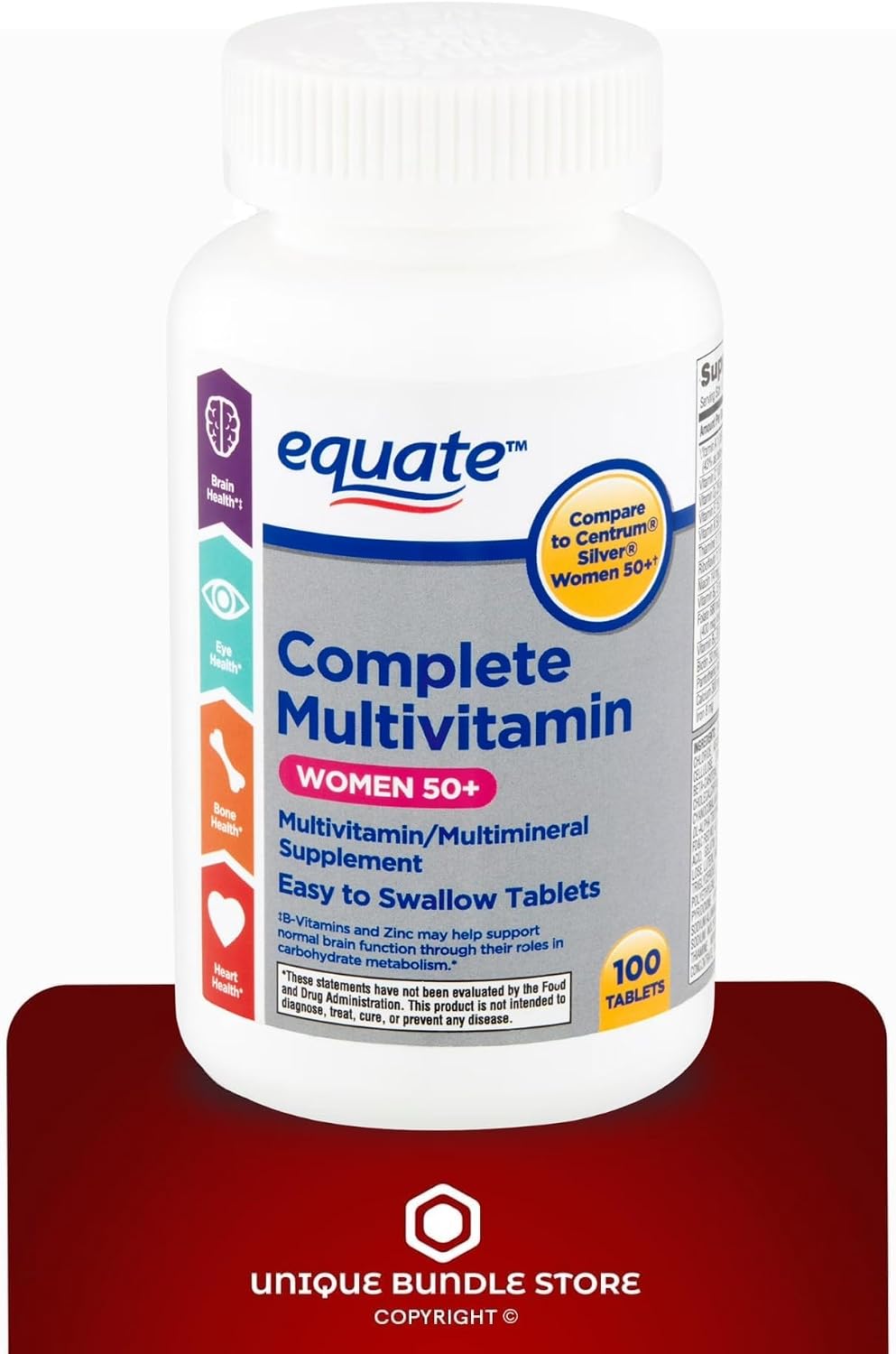 Multivitamin for Women 50 Plus – 100 Tablets (Pack of 3), One Daily Women’s Multivitamin with Essential Vitamins and Minerals - görsel 4