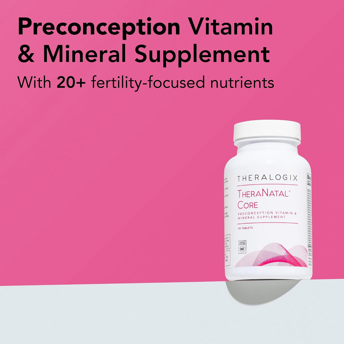 Theralogix TheraNatal Core Preconception Vitamin Supplement – 90-Day Supply - görsel 2