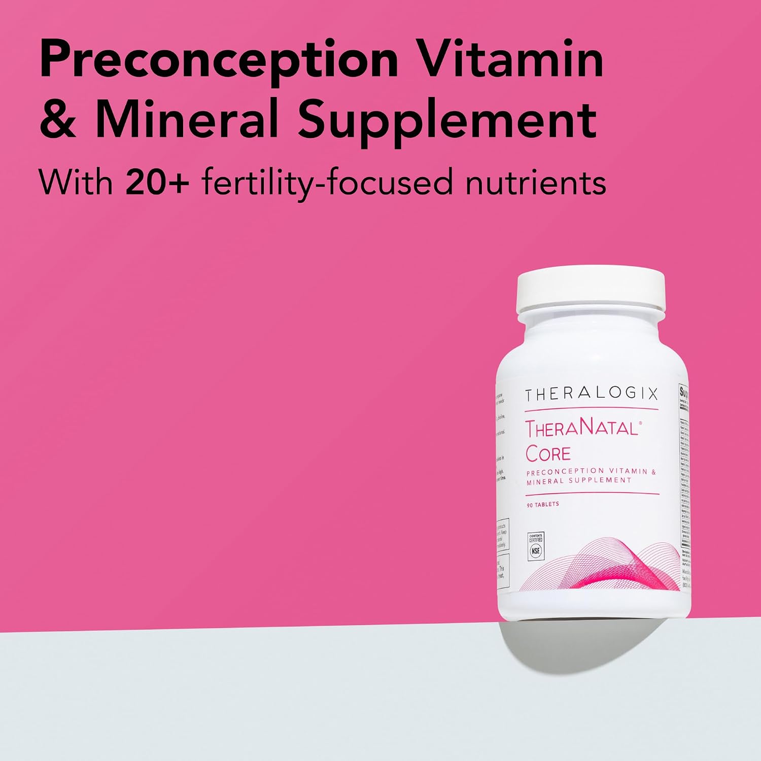 Theralogix TheraNatal Core Preconception Vitamin Supplement – 90-Day Supply - görsel 2