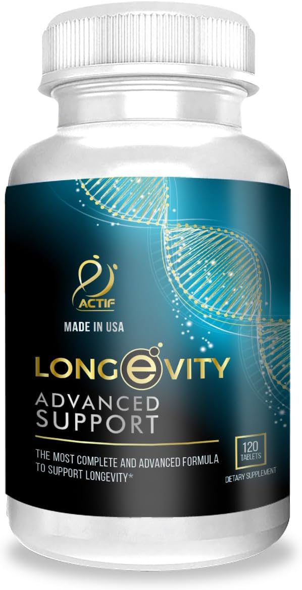 ACTIF Longevity Advanced Support - 20 Factors, Non-GMO, 2-Month Supply - görsel 1