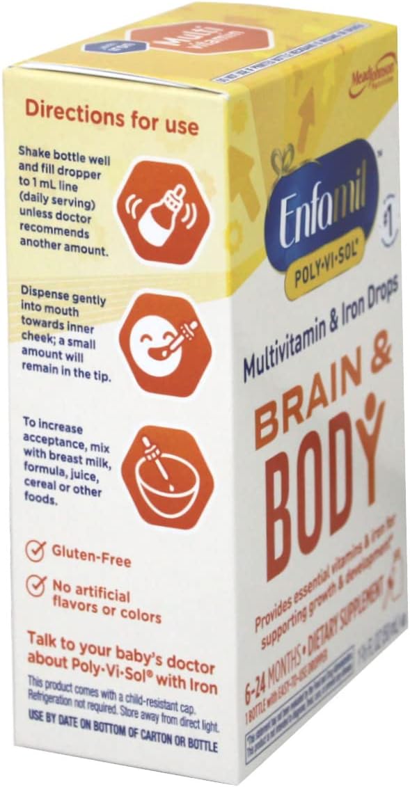 Enfamil Poly-Vi-Sol Multivitamin Supplement Drops with Iron - görsel 2