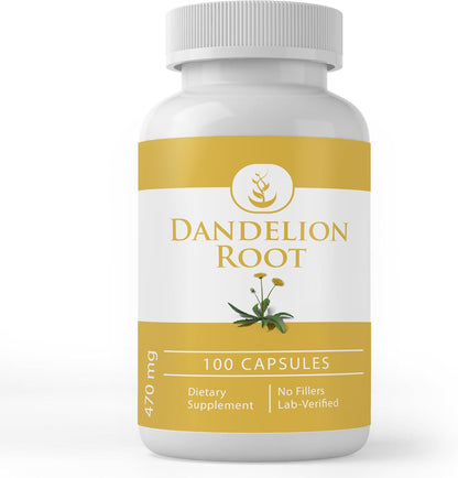 Pure Original Ingredients Dandelion Root, 100 Capsules