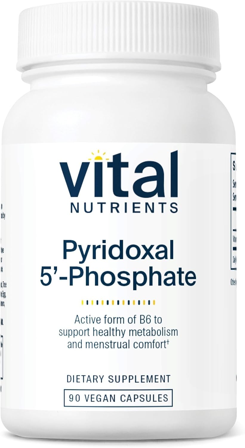 Vital Nutrients Pyridoxal-5 Phosphate - Activated Vitamin B6 - 90 Capsules - görsel 1