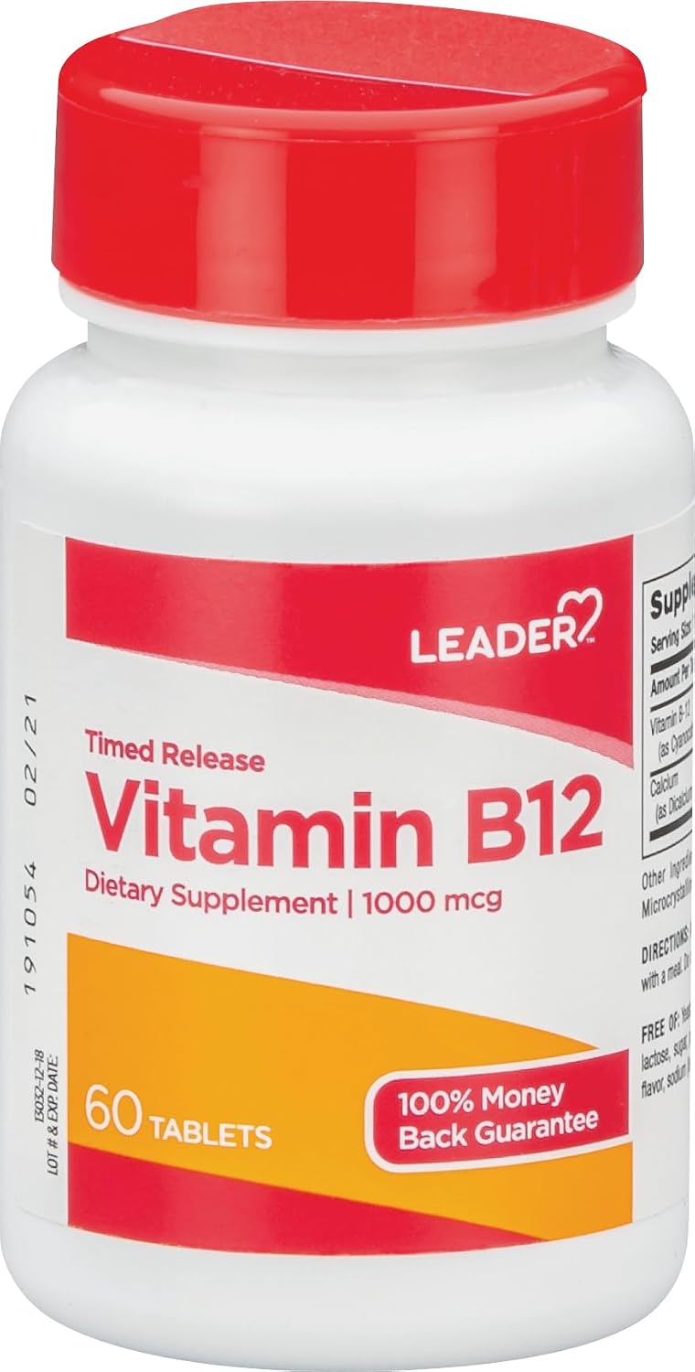 Leader Vitamin B-12 500 µg Tablets (100 Tablets) - görsel 7