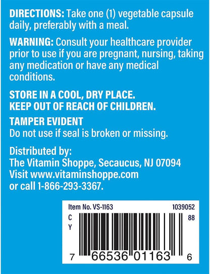 The Vitamin Shoppe Vitamin B6 100mg - Pyridoxine HCl - 300 Vegetarian Capsules