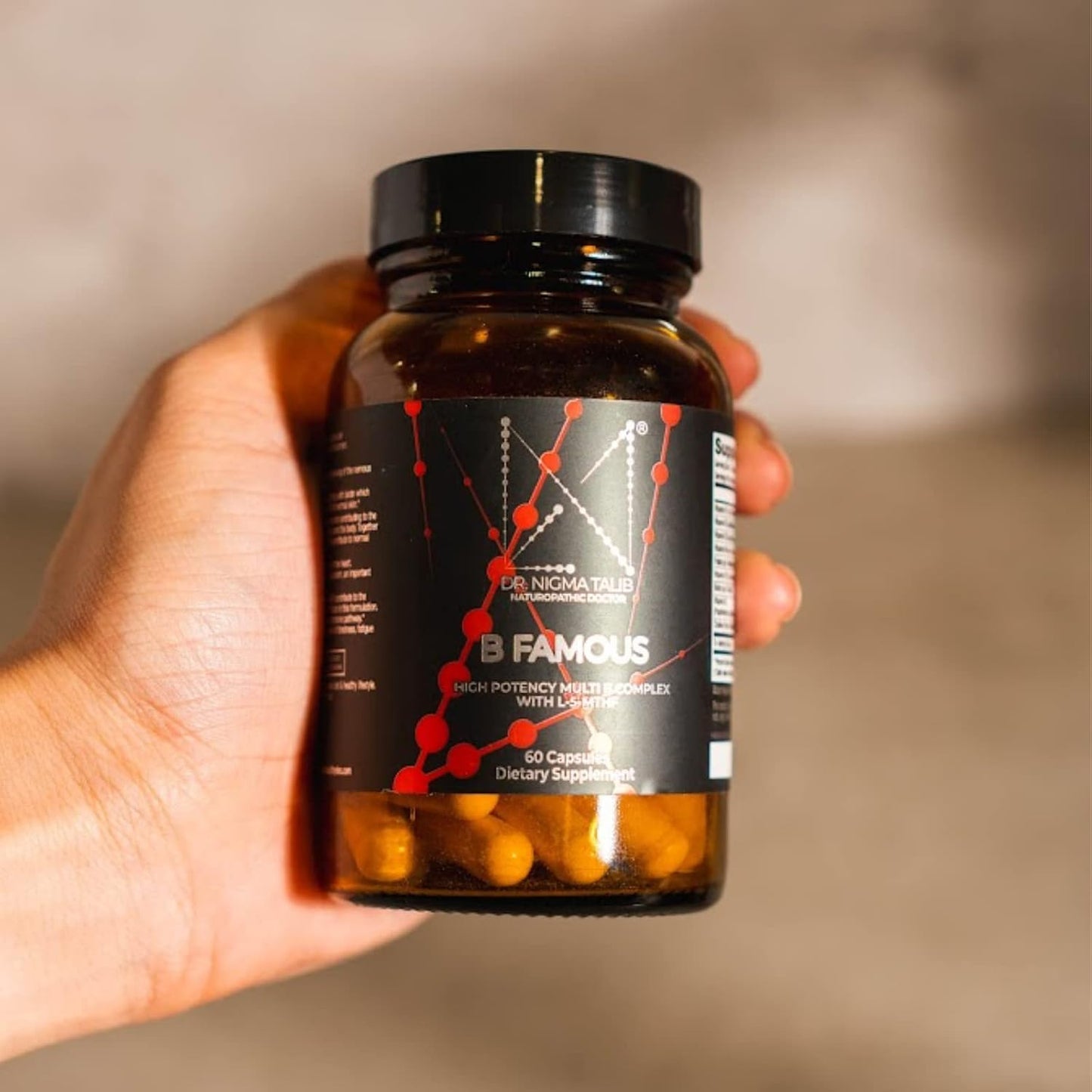 DR. NIGMA B Famous High Potency Multi B Vitamin Complex with L-5-MTHF - 60 Capsules - görsel 4