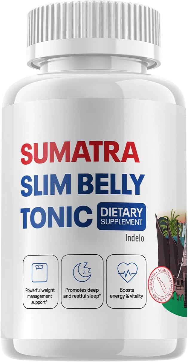 Sumatra Slim Belly Tonic - All-Natural Food Supplement, 60 Capsules - görsel 1