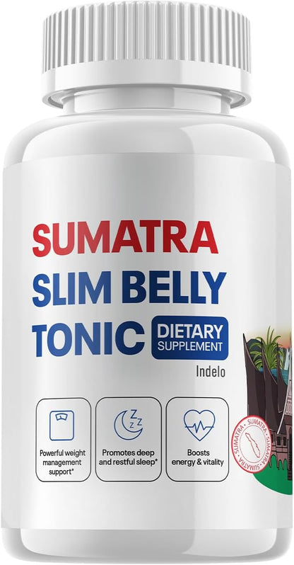 Sumatra Slim Belly Tonic - All-Natural Food Supplement, 60 Capsules