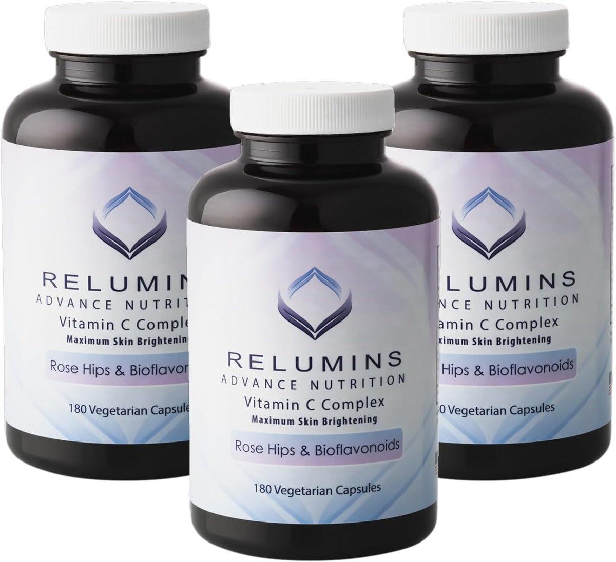 Relumins Advanced Vitamin C Supplement with Rose Hips – 1000mg, Immune Support and Collagen Production – 180 Capsules (30-Day Supply) - görsel 10