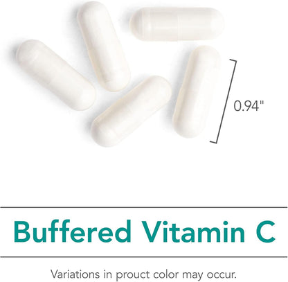 Allergy Research Group NutriCology Buffered Vitamin C – 1000 mg – 120 Vegetable Capsules