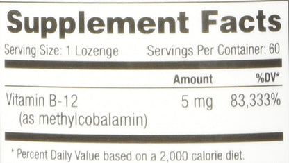 NuMedica Methyl B12 Rx – 60 Lozenges