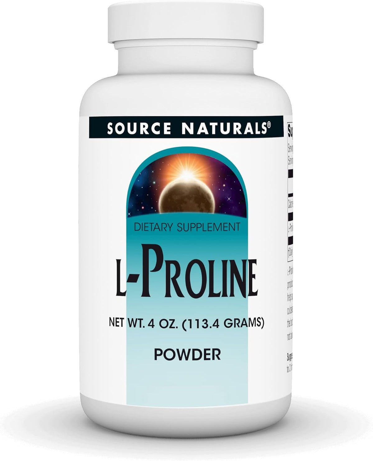 Source Naturals L-Proline Powder - 113g - görsel 1