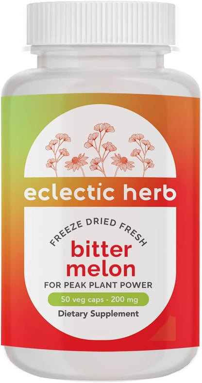 Eclectic Herb Bitter Melon Capsules - Digestion & Immune Support - 200 mg, 90 Capsules