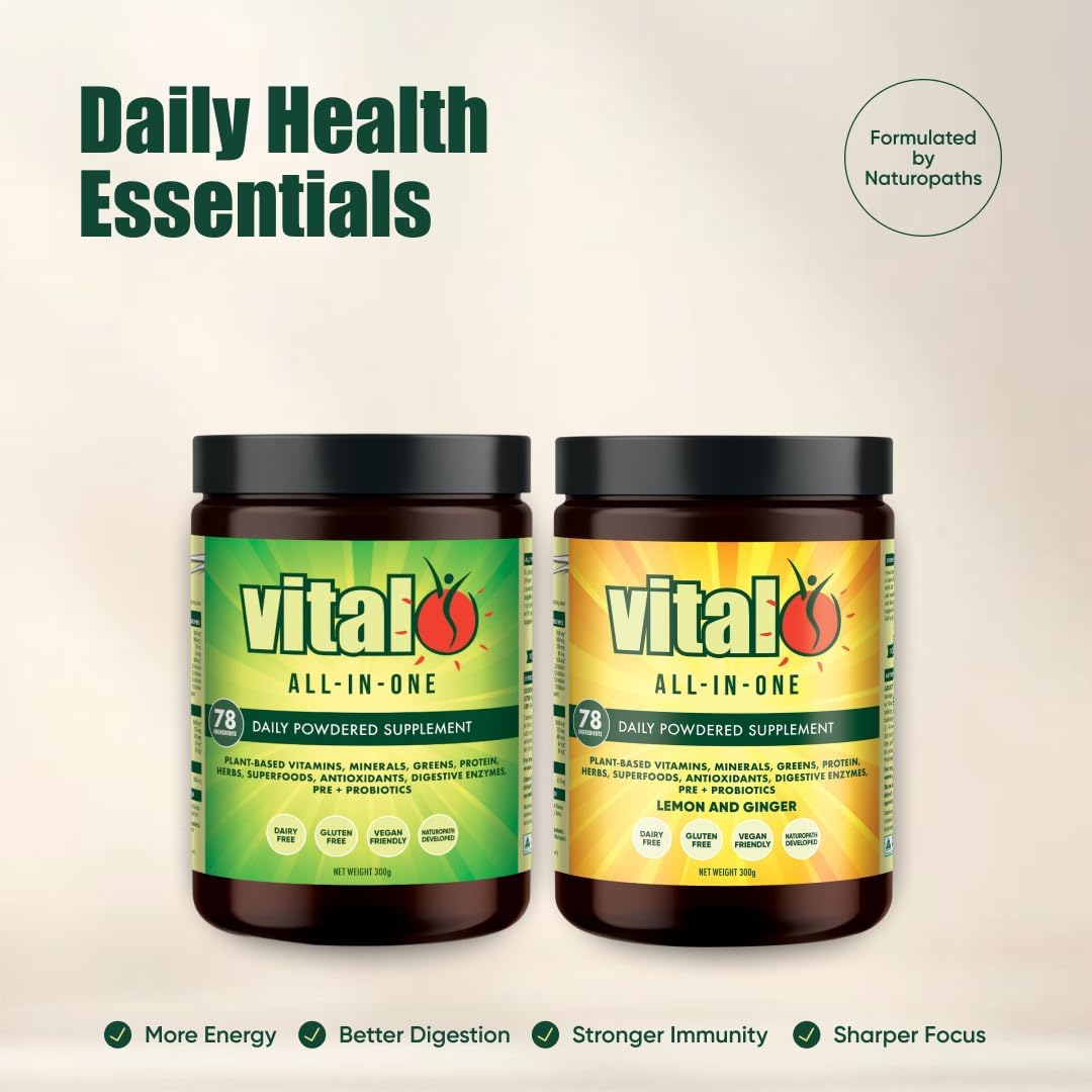 Vital All-in-One Daily Health Supplement – Natural Super Greens Powder, 30 Sachets - görsel 3