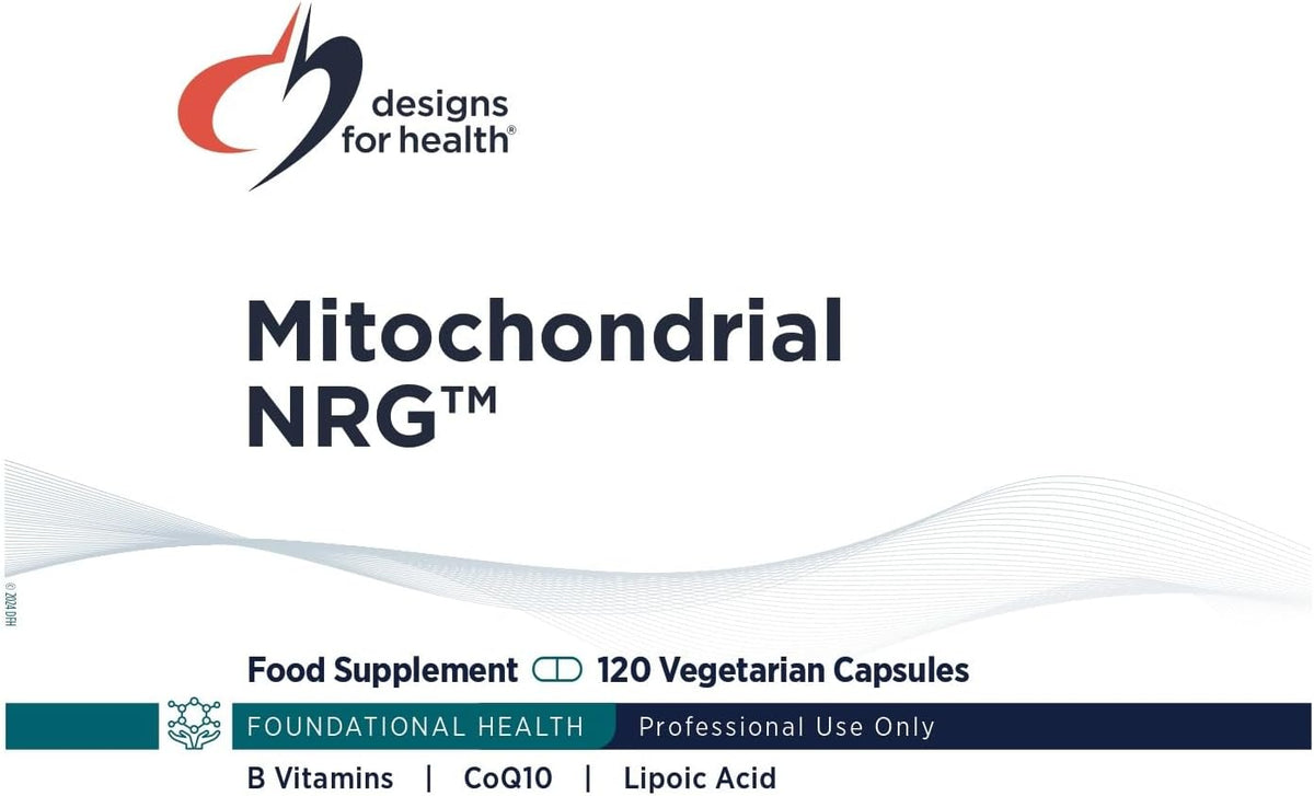 Designs for Health Mitochondrial NRG - Mitochondrial Energy Support with CoQ10, ALA, Resveratrol & Curcumin (120 Vegan Capsules) - görsel 3