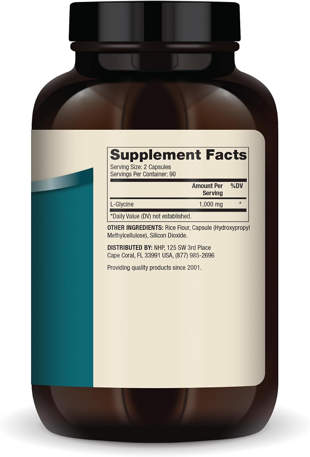 Dr. Mercola L-Glycine - Supports Glutathione & Collagen - Non-GM, Gluten-Free - 180 Capsules - görsel 2
