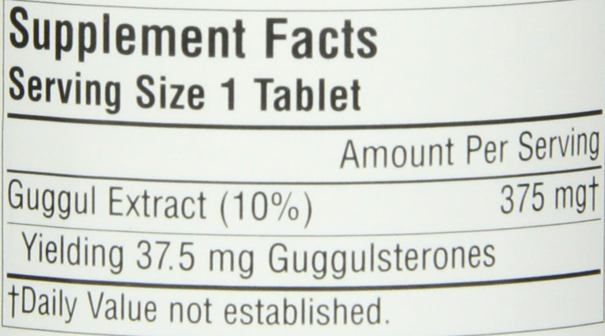 Source Naturals Guggulsterones – 37.5 mg, 120 Tablets - görsel 6