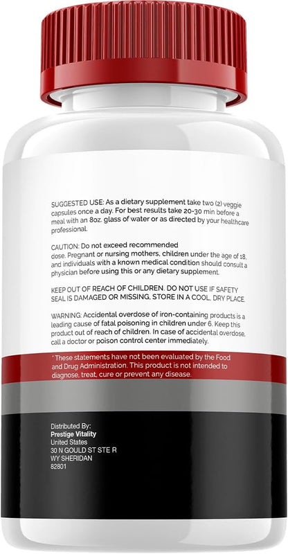 Eronex for Men Capsules – All Natural Support Formula (3 Pack, 180 Capsules)