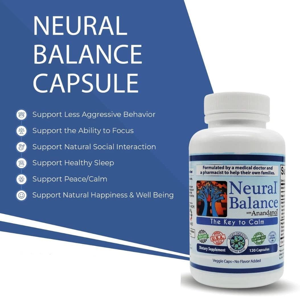 NEURAL BALANCE Anandanol with Proprietary Digestive Enzyme Blend, Capsules (1 Pack) - görsel 3